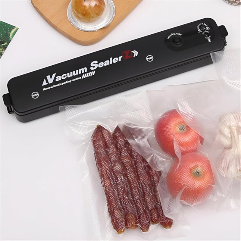 Vacuum Sealer for Home Use, Practical Solution to Keep Food Fresh and Healthy, with 10 Vacuum Bags to Improve Freshness Experience
